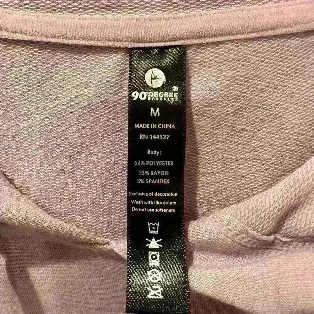 90 Degree by Reflex Hoodie. Size M - Picture 8 of 8
